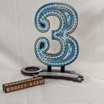 Number 3 stand for 3rd birthday or 3 year celebration or 3 year anniversaries