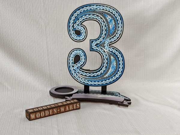 Number 3 stand for 3rd birthday or 3 year celebration or 3 year anniversaries