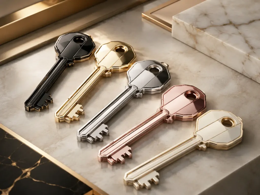 3D Birthday Key Custom Colour